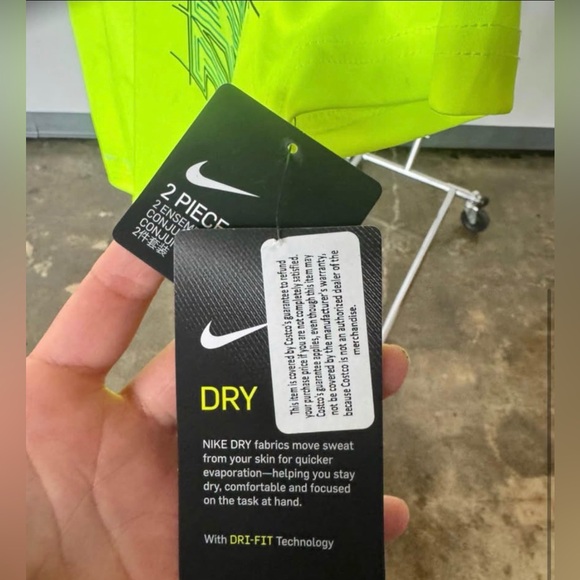 Nike Kids Bright Lime Tee - Picture 4 of 4
